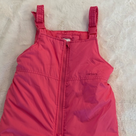 Carter’s Pink Winter Snow Suit, Warm, Puffer, Zip Front- Girls size 6X - Picture 3 of 13